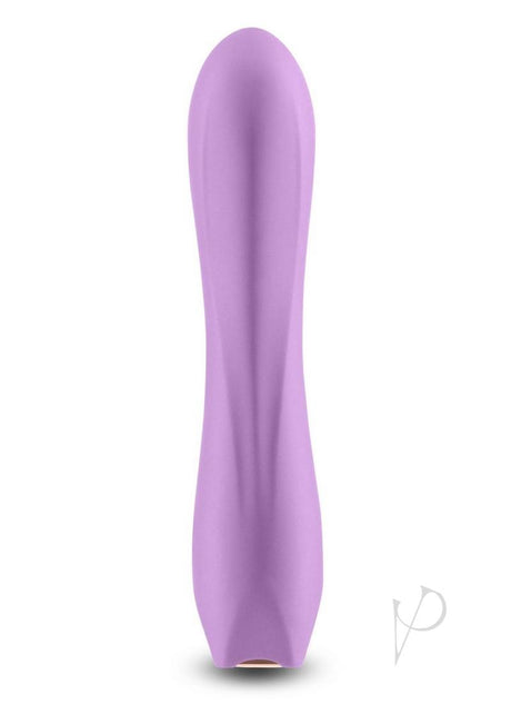 Obsessions Romeo Rechargeable Silicone Vibrator Lavender in soft lavender silicone for indulgent pleasure.