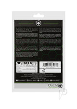 Ouch Cock Ring and Ball Strap Silicone Glow in the Dark packaging features multilingual instructions.