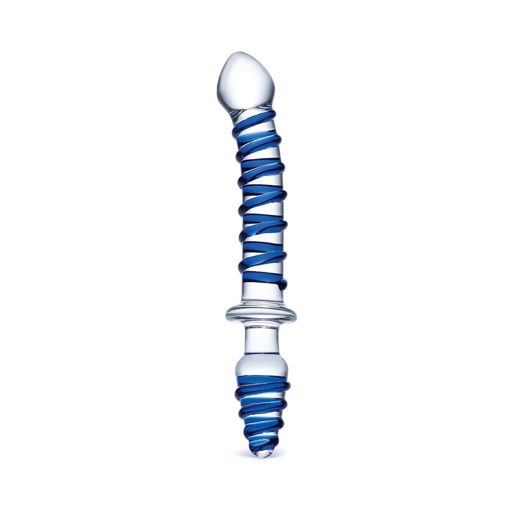 Glas 10 inches Mr. Swirly Double Ended Glass Dildo & Butt Plug