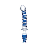 Glas 10 inches Mr. Swirly Double Ended Glass Dildo & Butt Plug