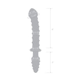 Glas 10 inches Mr. Swirly Double Ended Glass Dildo & Butt Plug