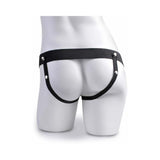 Fetish Fantasy Series Vibrating 10 inches Hollow Strap-On With Balls Tan/Black