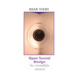 Anal Fantasy Elite Collection Beginner's Anal Gaper Glass Tunnel Plug Clear