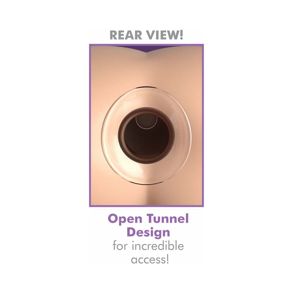 Anal Fantasy Elite Collection Large Anal Gaper Glass Tunnel Plug Clear