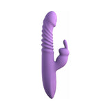 Fantasy For Her Rechargeable Her Thrusting Silicone Rabbit Vibrator Purple
