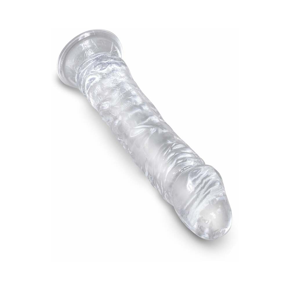 King Cock Clear 8 inches Cock Realistic Dildo With Suction Cup