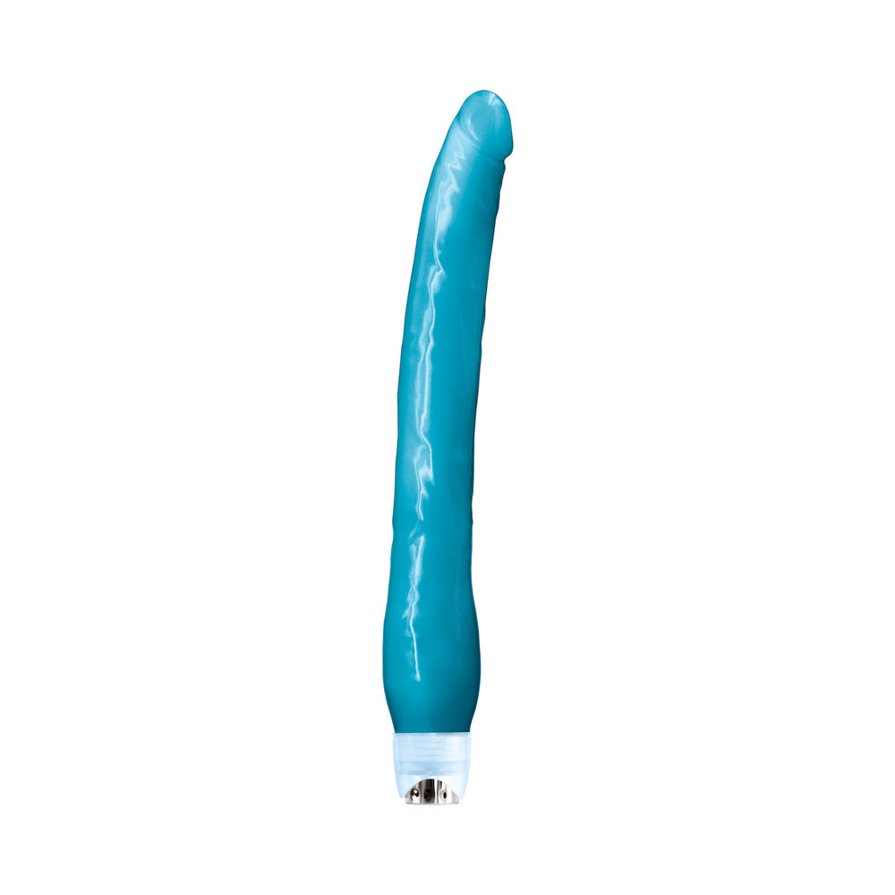 Firefly Glow Stick 11 inches Vibrating Dildo Blue