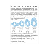 Zero Tolerance Ring A Ding Ding 4-Piece Cockring Set Blue