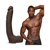 Signature Cocks Jax Slayher 10 Inches ULTRASKYN Cock with Removable Vac-U-Lock Suction Cup Chocolate