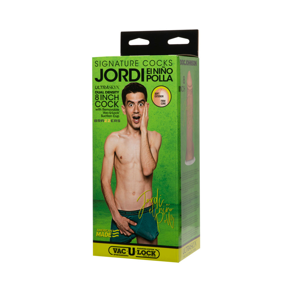 Signature Cocks Jordi El Niño Polla 8 inch ULTRASKYN Cock Vanilla