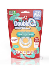 Screaming O 4B DoubleO 6 Couples Ring Kiwi packaging featuring a dual-ring vibrating cock ring.