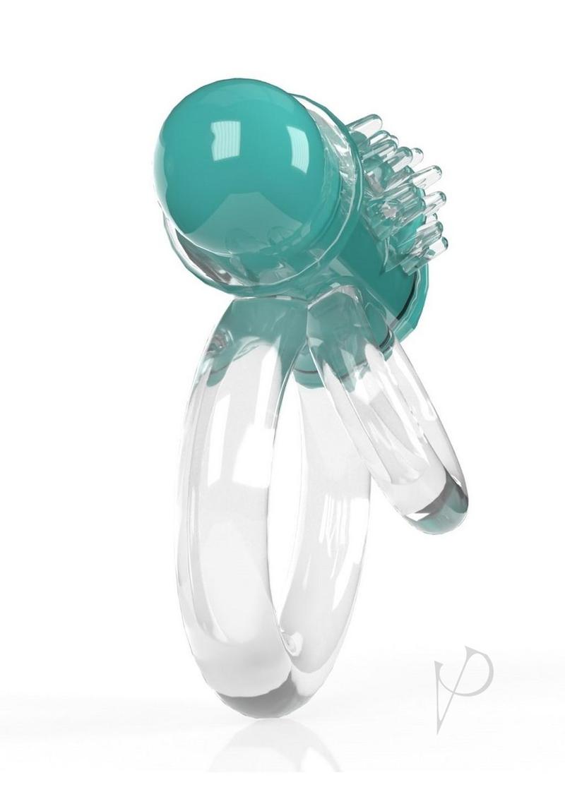 Screaming O 4B DoubleO 6 Couples Ring Kiwi with dual rings for enhanced pleasure and stimulation.