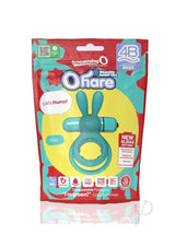 Screaming O 4B Ohare Vibrating Cock Ring Kiwi packaging showcasing colorful design and product features.