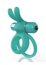 Screaming O 4B Ohare Vibrating Cock Ring Kiwi with flexible rabbit ears for enhanced pleasure.