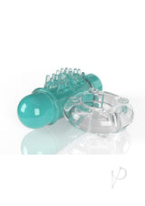 Screaming O 4B O Wow Vibrating Ring Kiwi, featuring a stretchy ring and powerful vibrating bullet for couples.