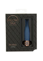 Pillow Talk Secrets Playful Rechargeable Massager Blue in elegant packaging, showcasing its unique rabbit ear design.