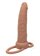 Performance Maxx Silicone Dual Penetrator Chocolate designed for comfortable double penetration.