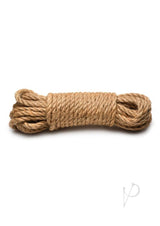 Master Series Tied Up Jute Bondage Rope 25 Feet Tan - natural-fiber rope for bondage play and shibari.