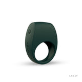 Lelo Tor 2 Green Vibrating Couples Cock Ring showcased in a sleek green color, designed for enhanced pleasure during intimacy.