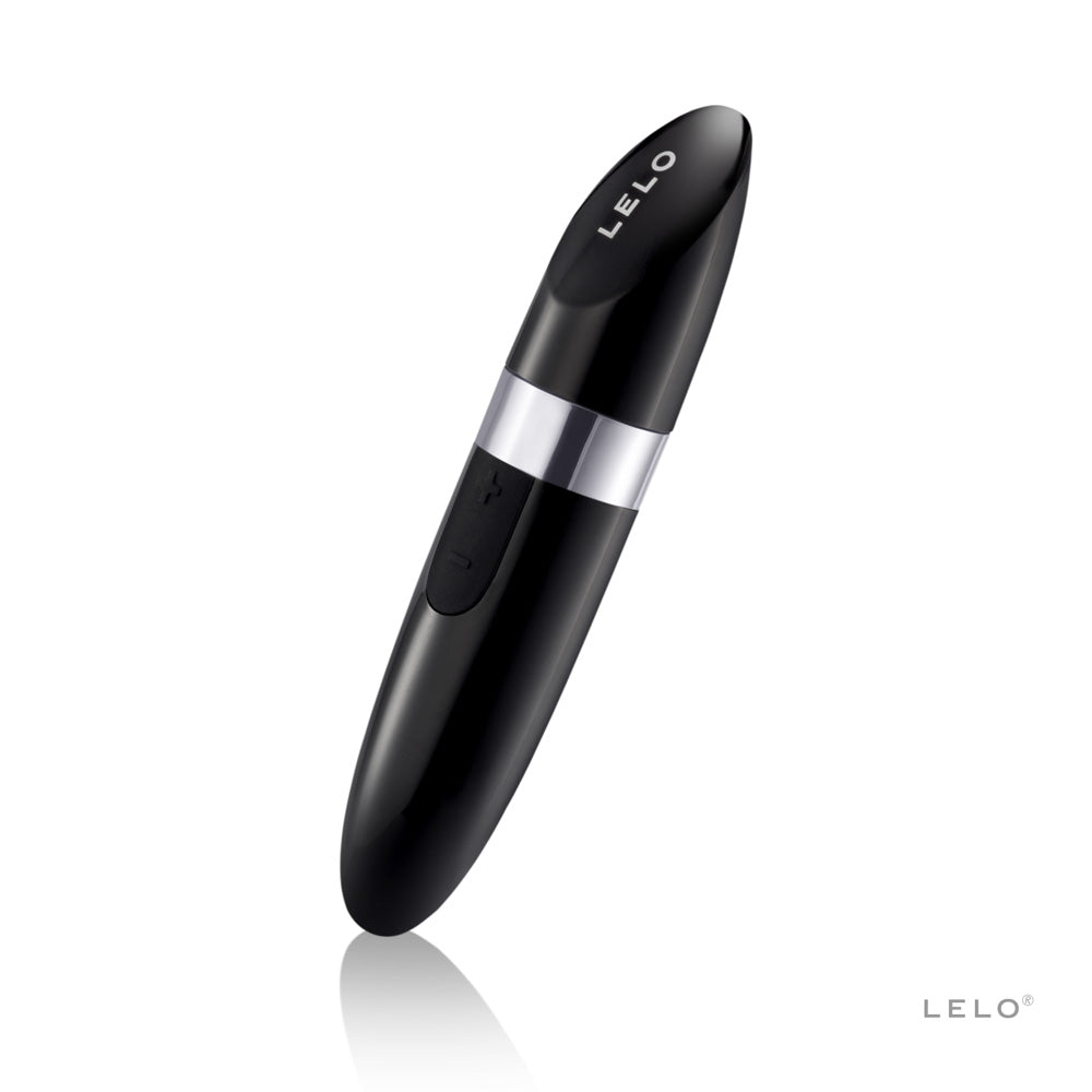 LELO Mia 2 Rechargeable Lipstick Vibrator Black, sleek and discreet design for powerful pleasure on demand.