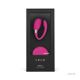 LELO Tiani 3 Cerise Remote Couples Vibrator in packaging, designed for shared pleasure during intimacy.