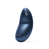 Lelo Nea 3 Clitoral Vibrator Alien Blue, elegant personal massager designed for pleasure, featuring a floral design.