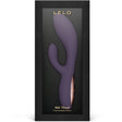 Lelo Ina Thrust Thrusting Rabbit Vibrator Purple in elegant packaging showcasing its ergonomic design.