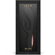 Lelo Ina Thrust Thrusting Rabbit Vibrator Black displayed in elegant packaging with sleek design.