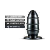 Jet Fuc Plug 8.25 inches Carbon Metallic Black