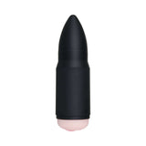 Zero Tolerance Shell Shock Rechargeable Bullet-Shaped Vibrating Vagina Stroker Black
