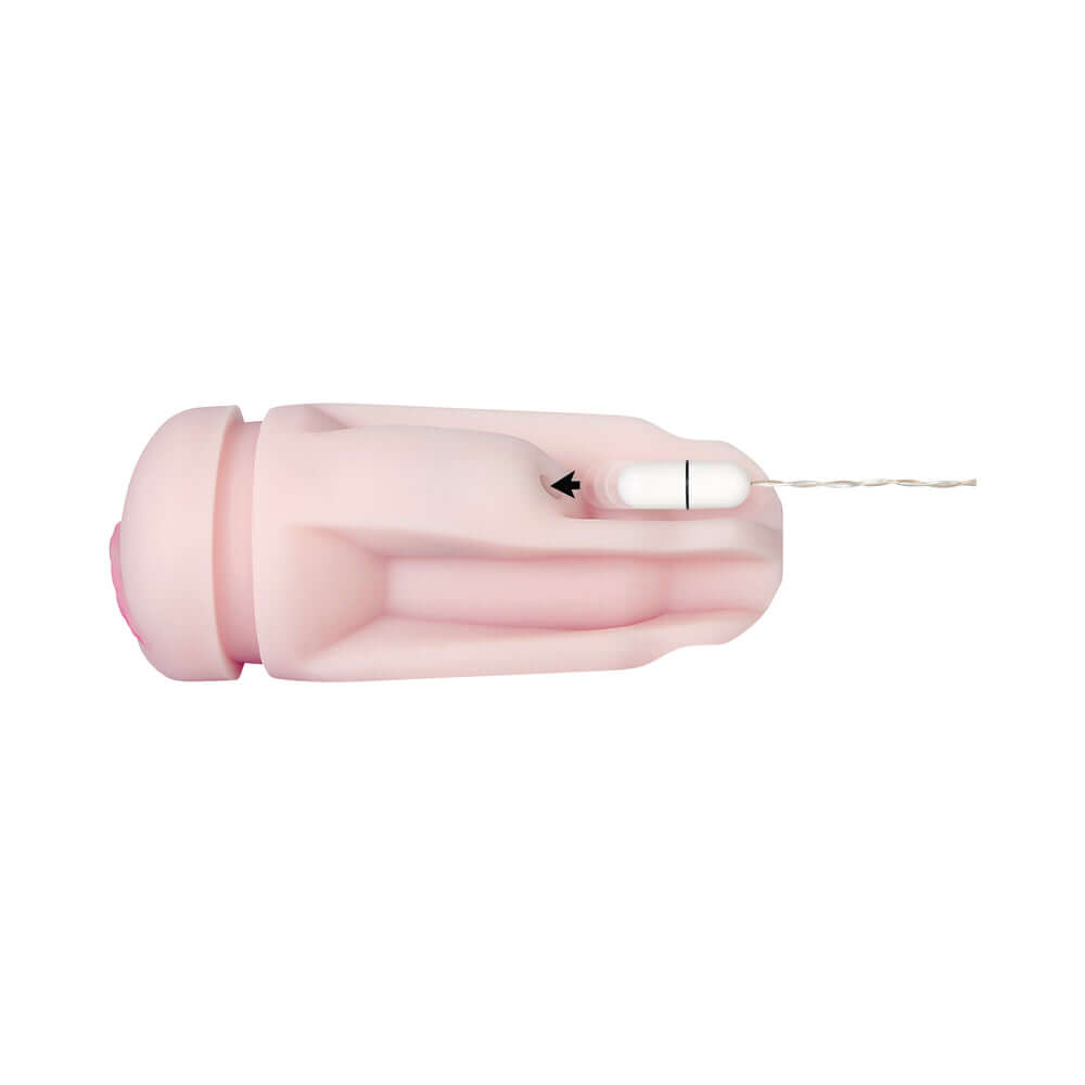 Zero Tolerance Shell Shock Rechargeable Bullet-Shaped Vibrating Vagina Stroker Black