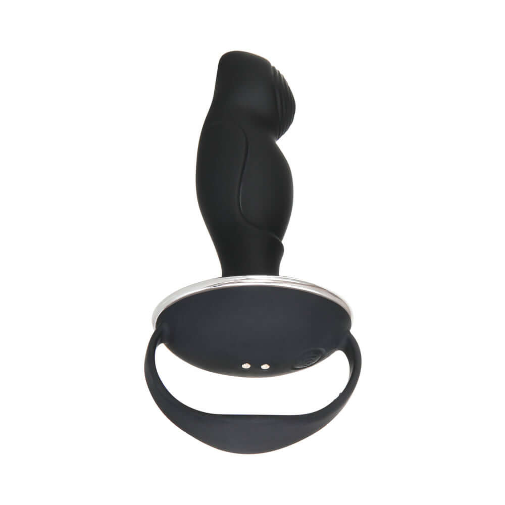Zero Tolerance The Handyman Vibrating Prostate Massager with textured handle for powerful stimulation.