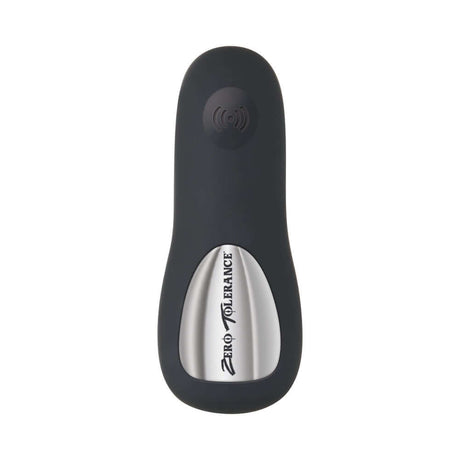 Zero Tolerance The Handyman Vibrating Prostate Massager shown from above, featuring sleek design and powerful controls.