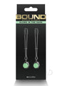 Bound Nipple Clamps G1 Iron Glow in the Dark Gray packaging featuring glowing clamps for erotic sensation play.