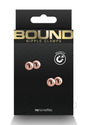 Bound Nipple Clamps M1 Rose Gold packaging with magnetic features displayed.