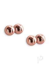 Bound Nipple Clamps M1 Rose Gold, pair of shiny rose gold nipple clamps for enhancing sensitivity and pleasure.