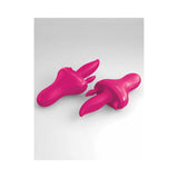 3Some Holey Trinity Triple Tongue Vibrator Rechargeable Silicone Red