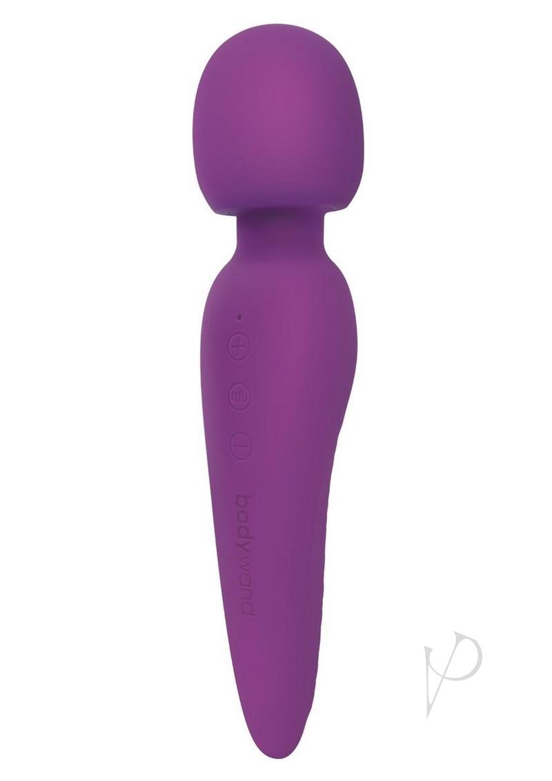 Bodywand Softee Rechargeable Silicone Wand Purple designed for sensual external stimulation.