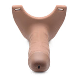 Size Matters Hollow Silicone Dildo Strap-On Beige