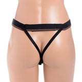 Size Matters Hollow Silicone Dildo Strap-On Beige