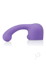 Le Wand Petite Curve Silicone Attachment Cover Violet designed for targeted G-spot stimulation and wand vibration.