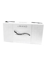 Le Wand Swerve Dual End Probe Stainless Steel packaging showcasing its elegant design and features.