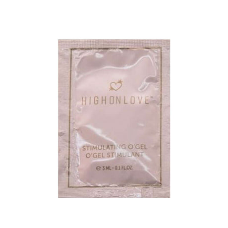 HighOnLove O Gel Pillow Packs in a single-use travel-friendly packet for enhanced pleasure.
