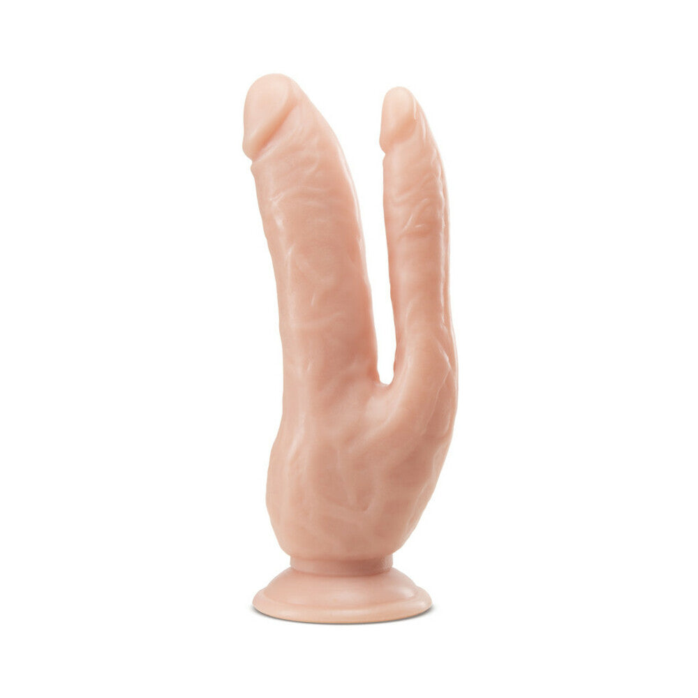 Dr. Skin DP Cock Realistic 8 inches Dual Entry Dildo Beige