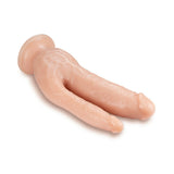 Dr. Skin DP Cock Realistic 8 inches Dual Entry Dildo Beige