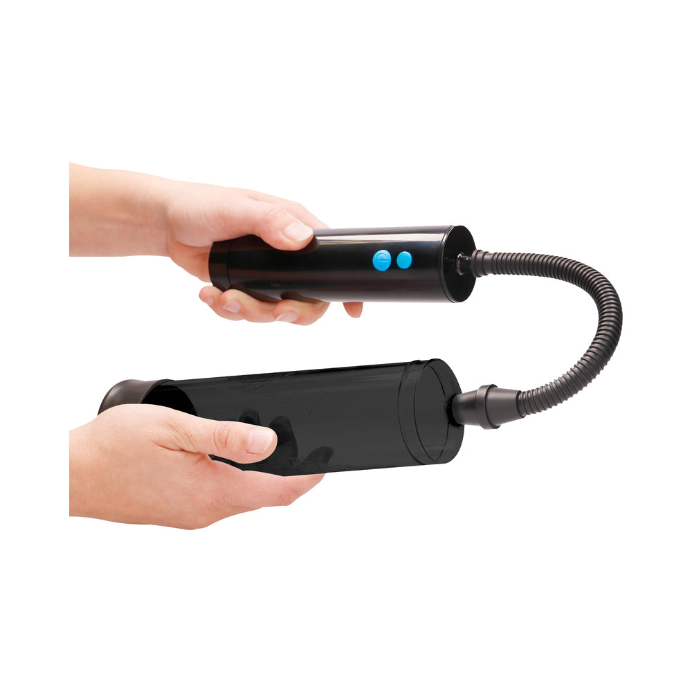 Shots Pumped Extreme Power Rechargeable Automatic Penis Pump Black