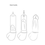 Shots Pumped Extreme Power Rechargeable Automatic Penis Pump Clear