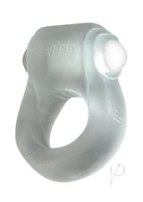 Glowdick Silicone Cockring with LED Clear Ice featuring velvety-soft silicone and a bright LED glow.