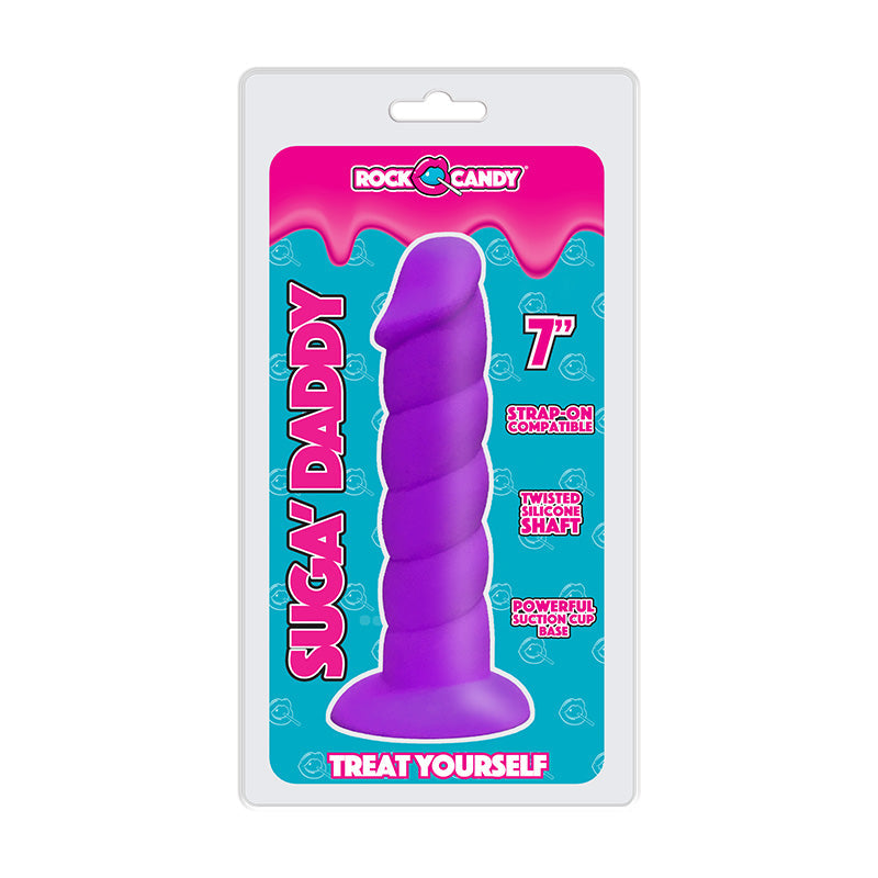 Suga Daddy 7 inches Dildo Purple