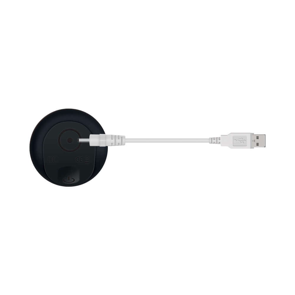 Zero Tolerance Black Tie Affair Rechargeable Silicone Cock Tie Cockring Black